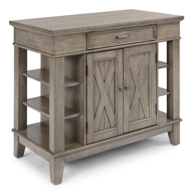 Mountain Lodge Gray Kitchen Island, DARK GRAY, hi-res image number 0