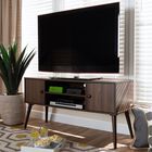 Alard Mid-Century Modern 2-Door Wood Tv Stand Furniture, , alternate image number null