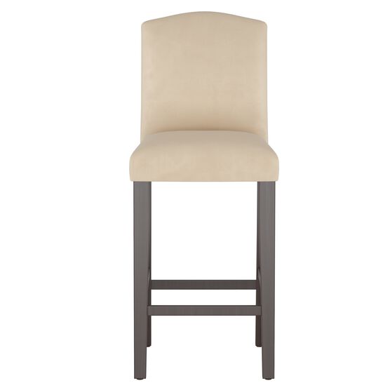 Velvet Camelback Barstool, , on-hover image number null