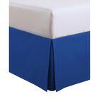 Luxury Hotel Kids Tailored 14" Drop Cobalt Blue Bed Skirt, MEDIUM BLUE, hi-res image number null