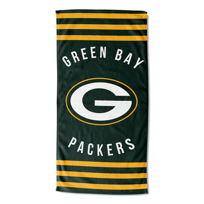 Packers Stripes Beach Towel, MULTI, hi-res image number null