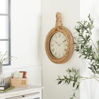 Beige Coastal Wood Wall Clock, , alternate image number null
