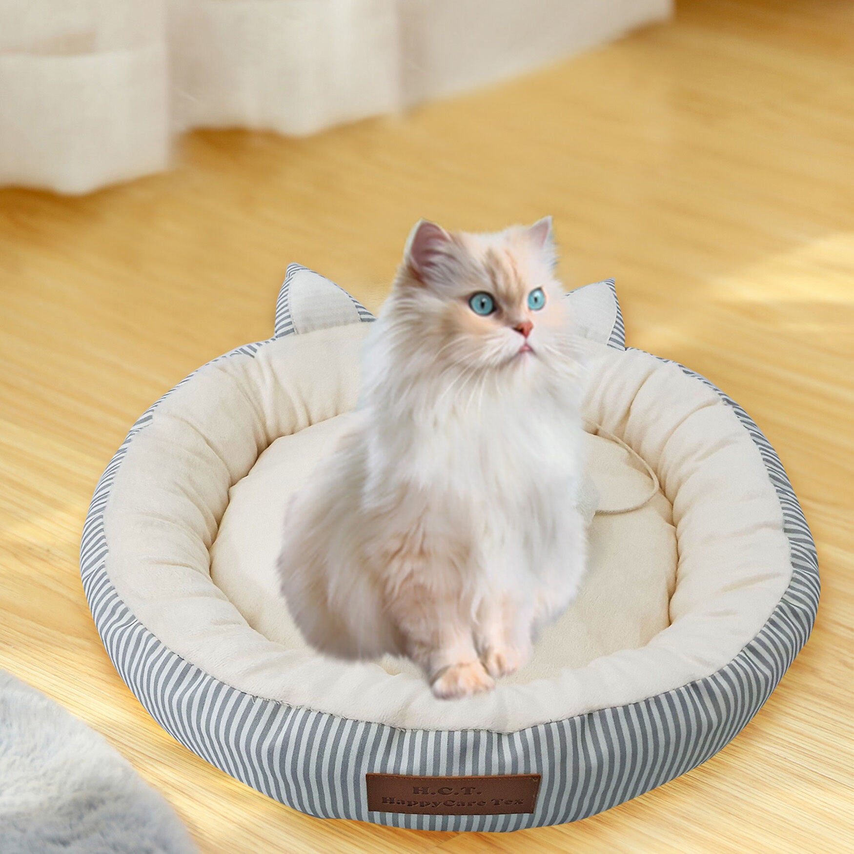 Round deals cat bed
