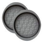 Set Of 2 9 Inch Non Stick Metal Round Baking Pan, ASH GREY, hi-res image number null
