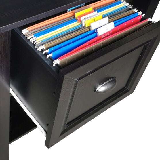 Saint Birch Ansel 56 Inches L-Desk With Keyborad Pullout Tray Writing Desk, , alternate image number null