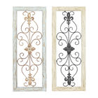 Set Of 2 Multi Colored Wood Rustic Wall Décor, MULTI, hi-res image number null