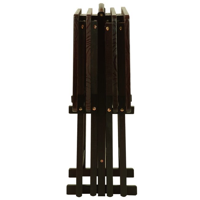 5pcs Tray Table Set-Espresso, , on-hover image number 1