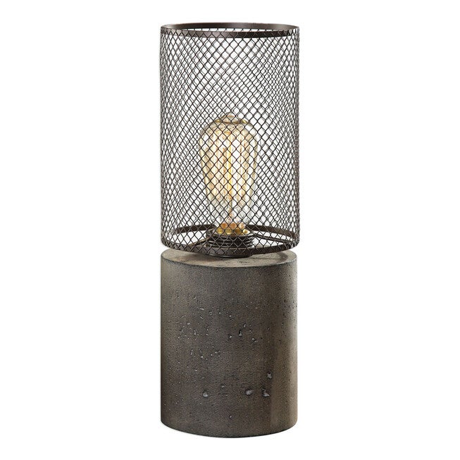Ledro Thick Concrete Lamp, GRAY, hi-res image number null