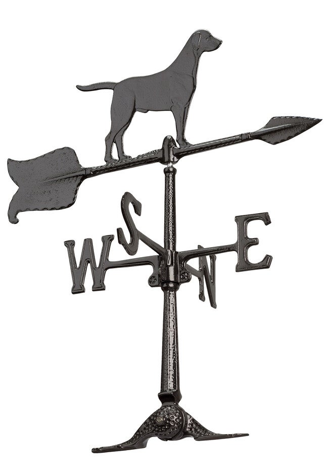 24 inches Retriever Weathervane, BLACK, hi-res image number 0