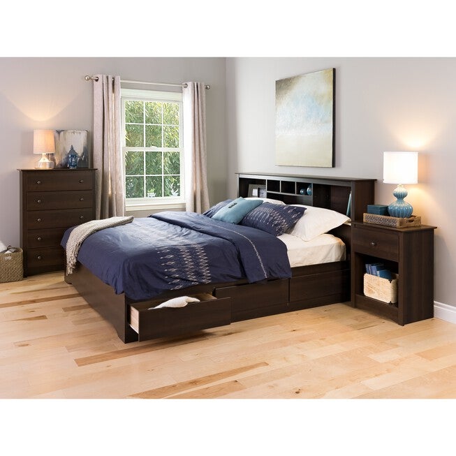 Fremont 1-Drawer Tall Nightstand, Espresso, , alternate image number 4