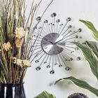 Silver Glam Metal Wall Clock, , alternate image number null