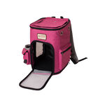 Pet Backpack Pet Carrier In PInk and Gray Combo, , alternate image number null