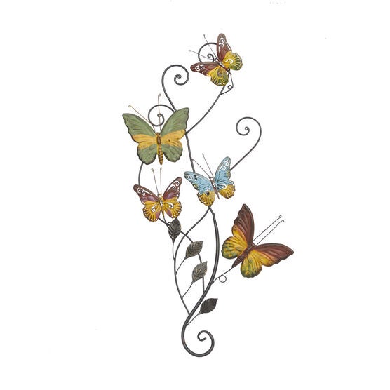 Multi Colored Metal Eclectic Wall Decor, MULTI, hi-res image number null