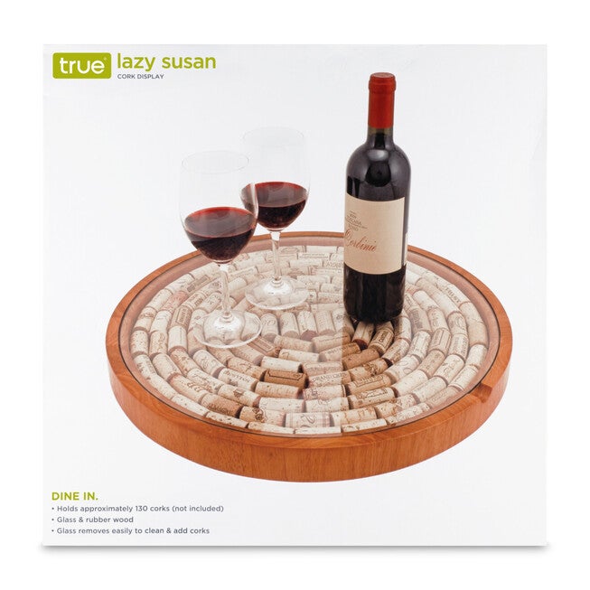 Lazy Susan Cork Display By True, , alternate image number null