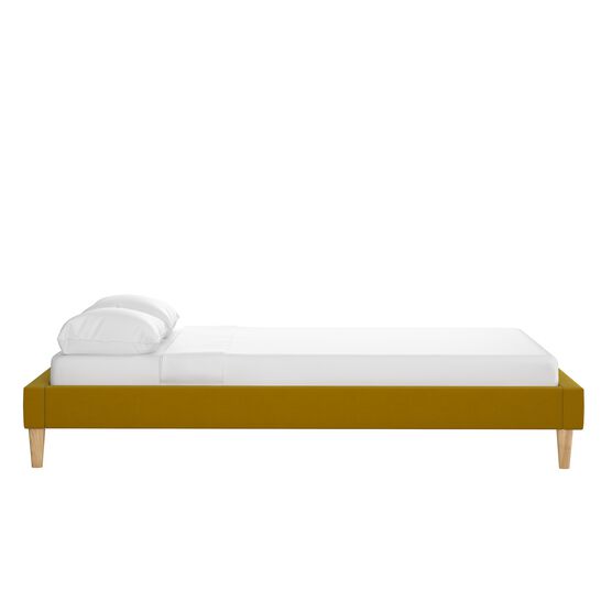 Velvet Platform Bed, , alternate image number null