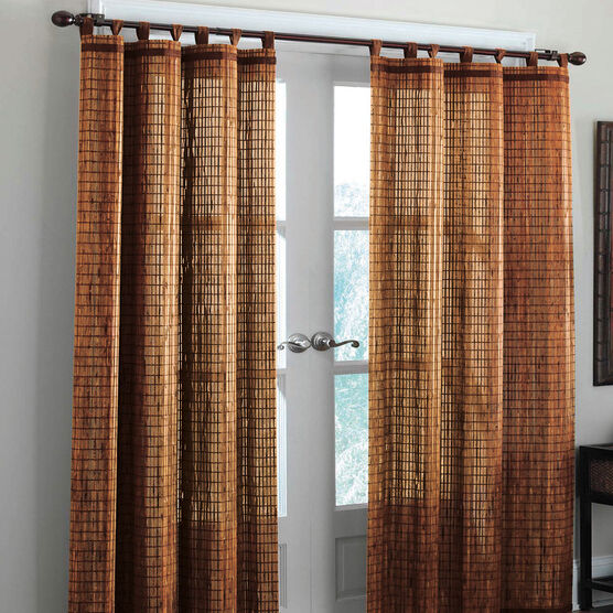 bamboo grommet window curtain panels