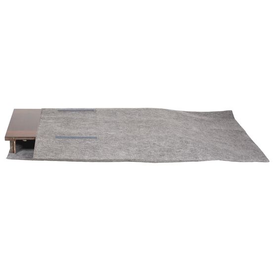 Dining Table Leaf Storage Bag With Handle, Ultra Soft And Thick Premium Quality Felt Secure Fit, Grey, , on-hover image number null