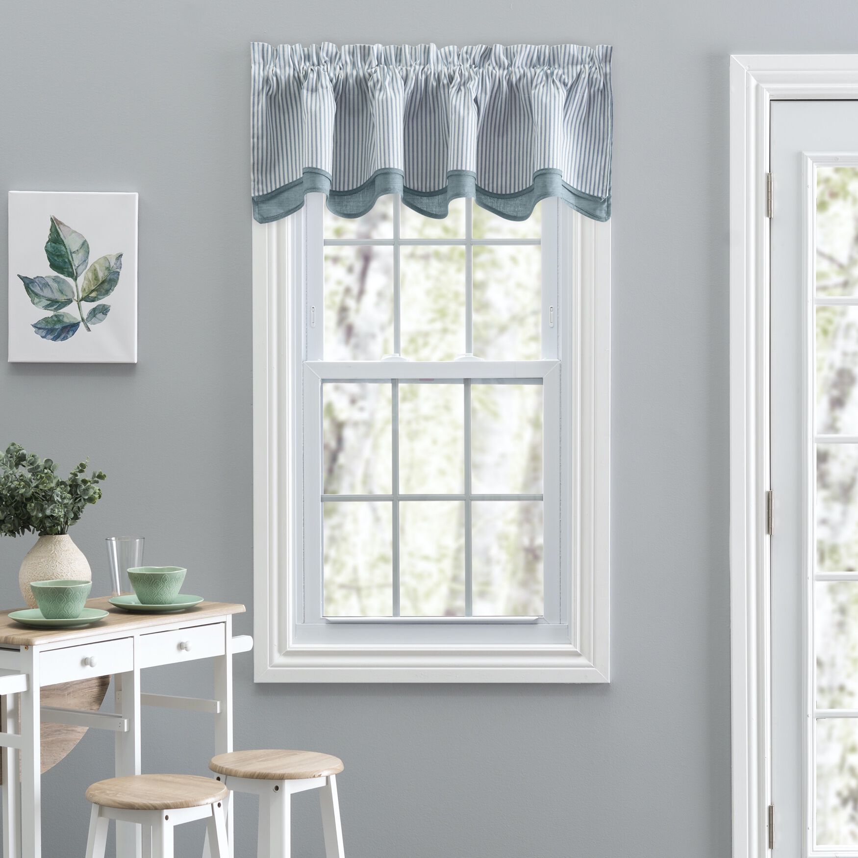 Plaza Stripe 2 Fabric Bradford Valance