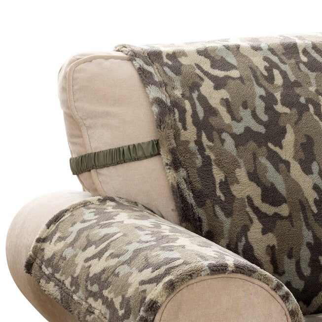 Camo Plush Sofa Furniture Cover, , alternate image number 2
