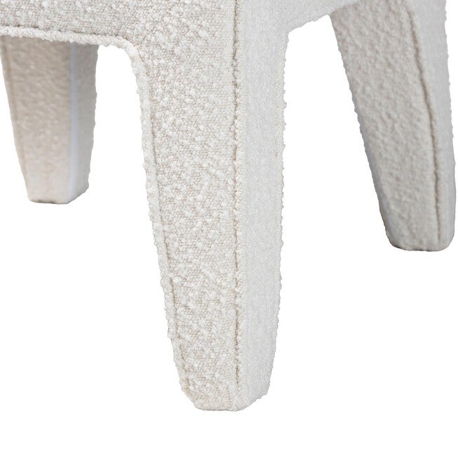 Helios Boucle Dining Chair Set of 2, CREAM, alternate image number null