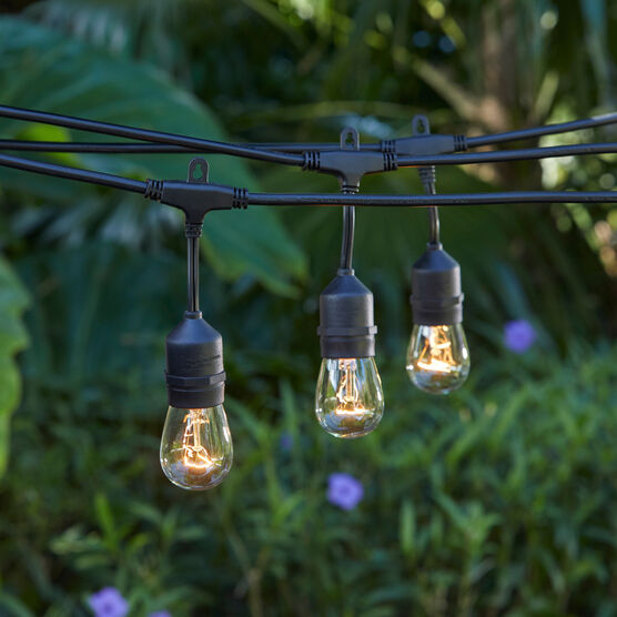 Edison Style Industrial String Lights, Industrial Outdoor Lights String