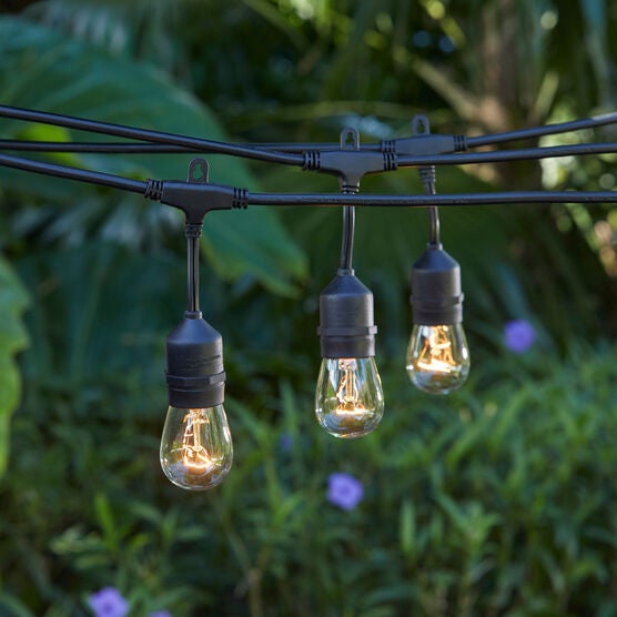 Edison Style Industrial String Lights Brylane Home Edison Style Industrial String Lights, Industrial Outdoor Lights String