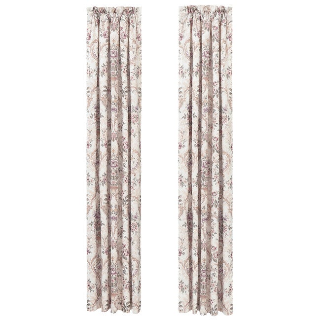 Avant Garden 84 Inch Window Panel Pair, BLUSH, alternate image number null