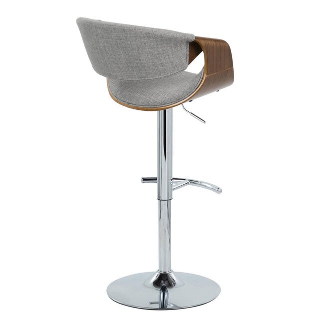 Curvo Adjustable Barstool - Set Of 2, , alternate image number null