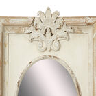 Set Of 4 Brown Wood Vintage Wall Mirror, , alternate image number 3