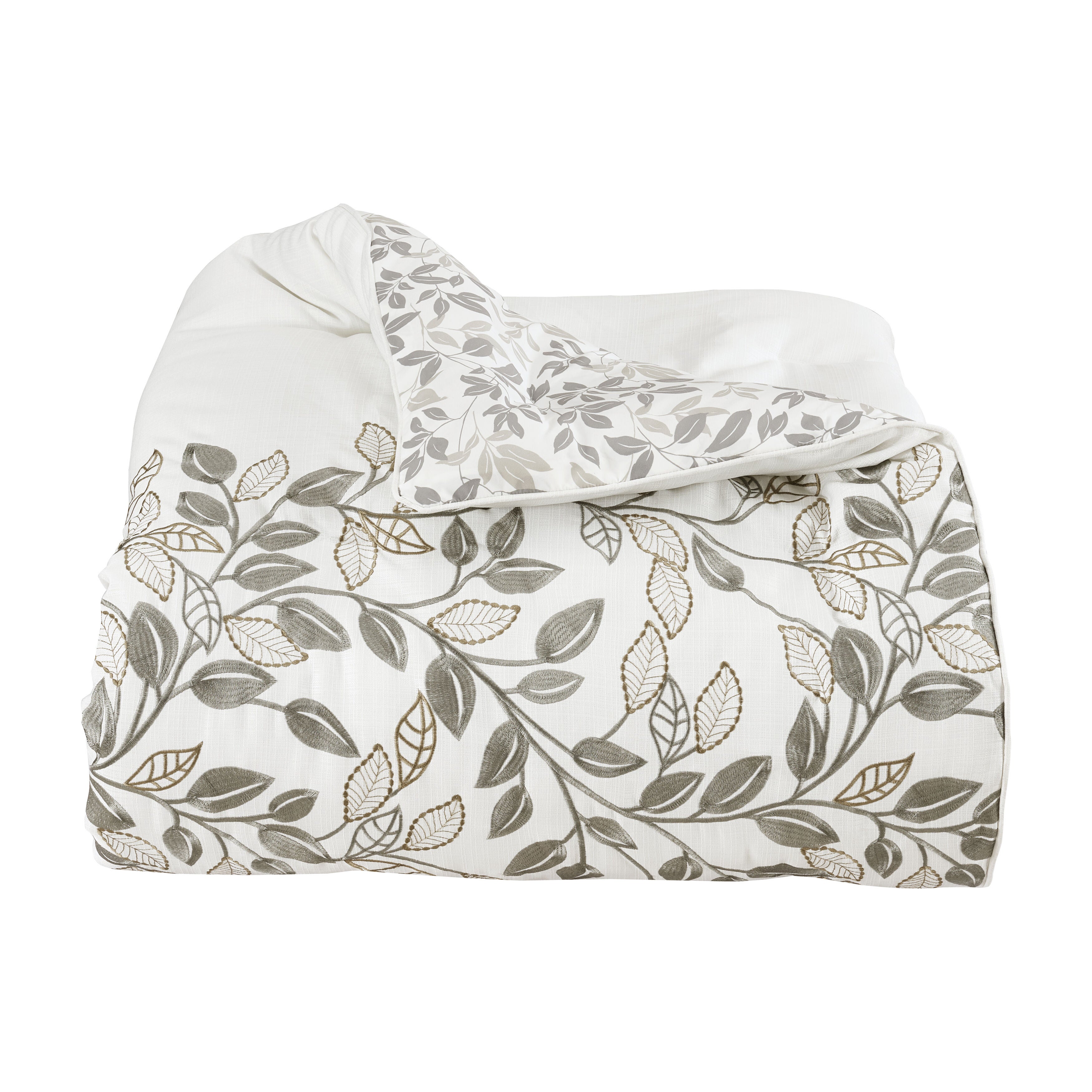 Laurel 4 Piece Comforter Set, WHITE, alternate image number 4