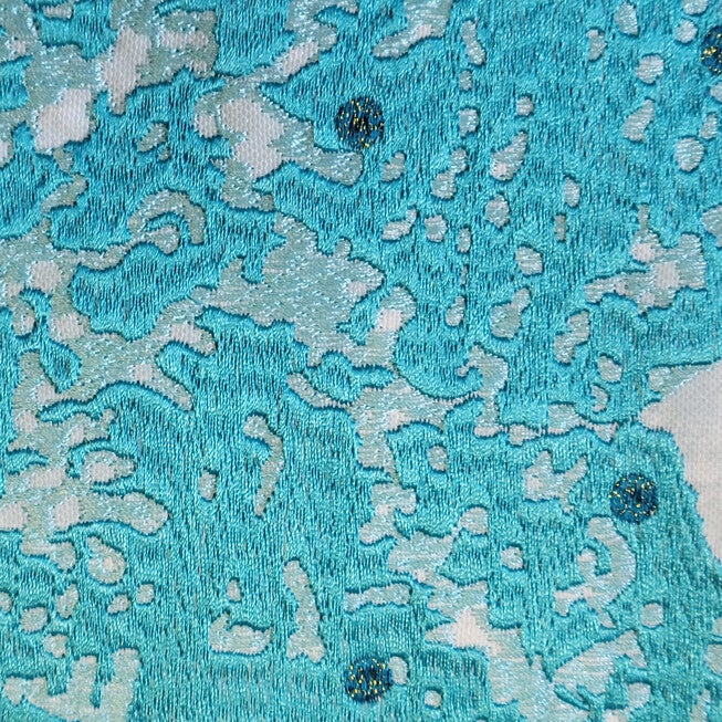 Edie @ Home Indoor/Outdoor Embroidered Starfish Decorative Throw Pillow 18X18, Blue, , alternate image number 4
