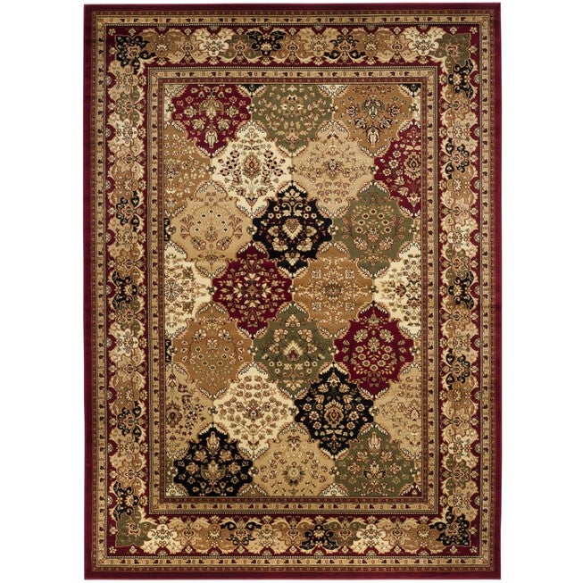 Lyndhurst 221 Multi / Red 8' X 11' Large Rectangle Rug, MULTI RED, hi-res image number 0