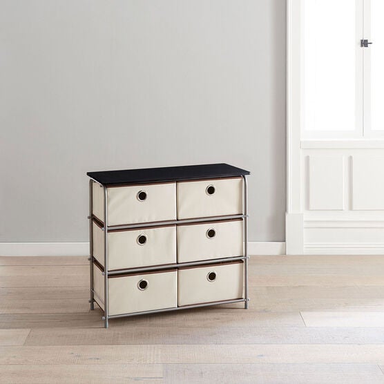 Eve 6-Drawer Soft Storage Cart , Eve 6-Drawer Soft Storage Cart ,