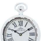 Set Of 2 Brown Metal Vintage Wall Clock, , alternate image number null