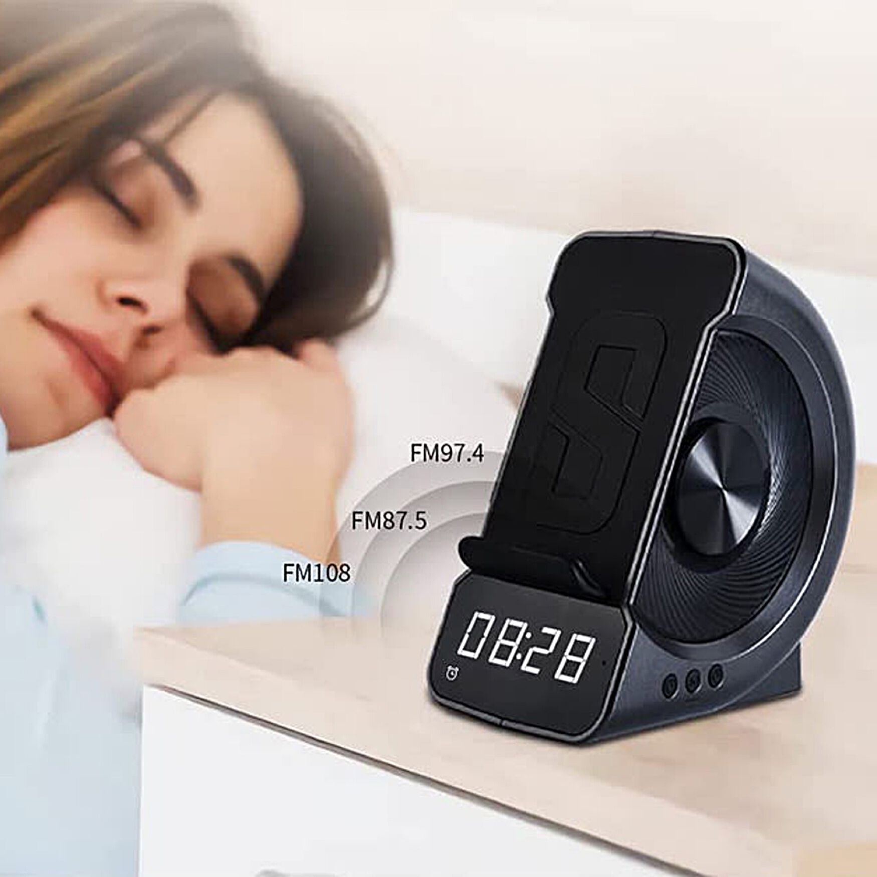 Wireless Charging Stand & Speaker, , alternate image number 2