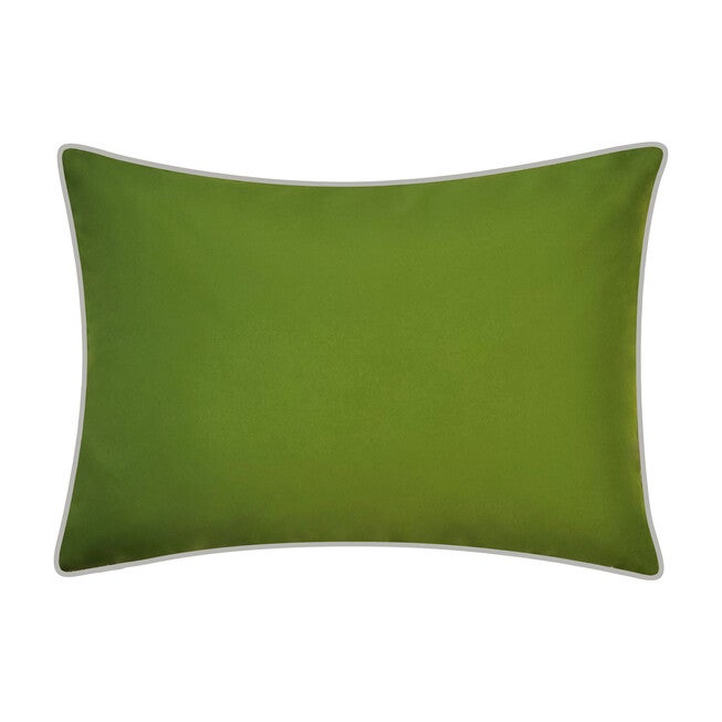 Edie @ Home Indoor/Outdoor Arabasque Embroidered Decorative Throw Pillow 12X18, Black, , on-hover image number 1
