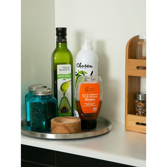 Lazy Susan - Single Tier Stainless Steel, , alternate image number null