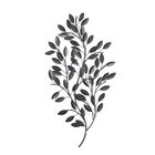 Silver Metal Glam Floral Wall Decor, , on-hover image number null
