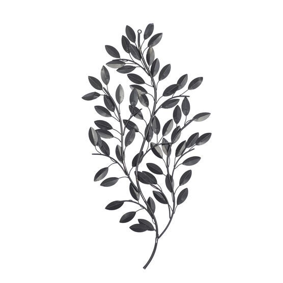 Silver Metal Glam Floral Wall Decor, , on-hover image number null