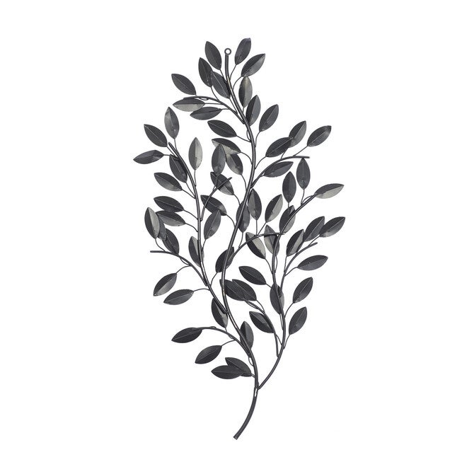 Silver Metal Glam Floral Wall Decor, , on-hover image number 1