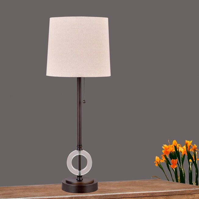 Oil Rubbed Bronze Metal 23 inches Table Lamp, Set 2, , on-hover image number null
