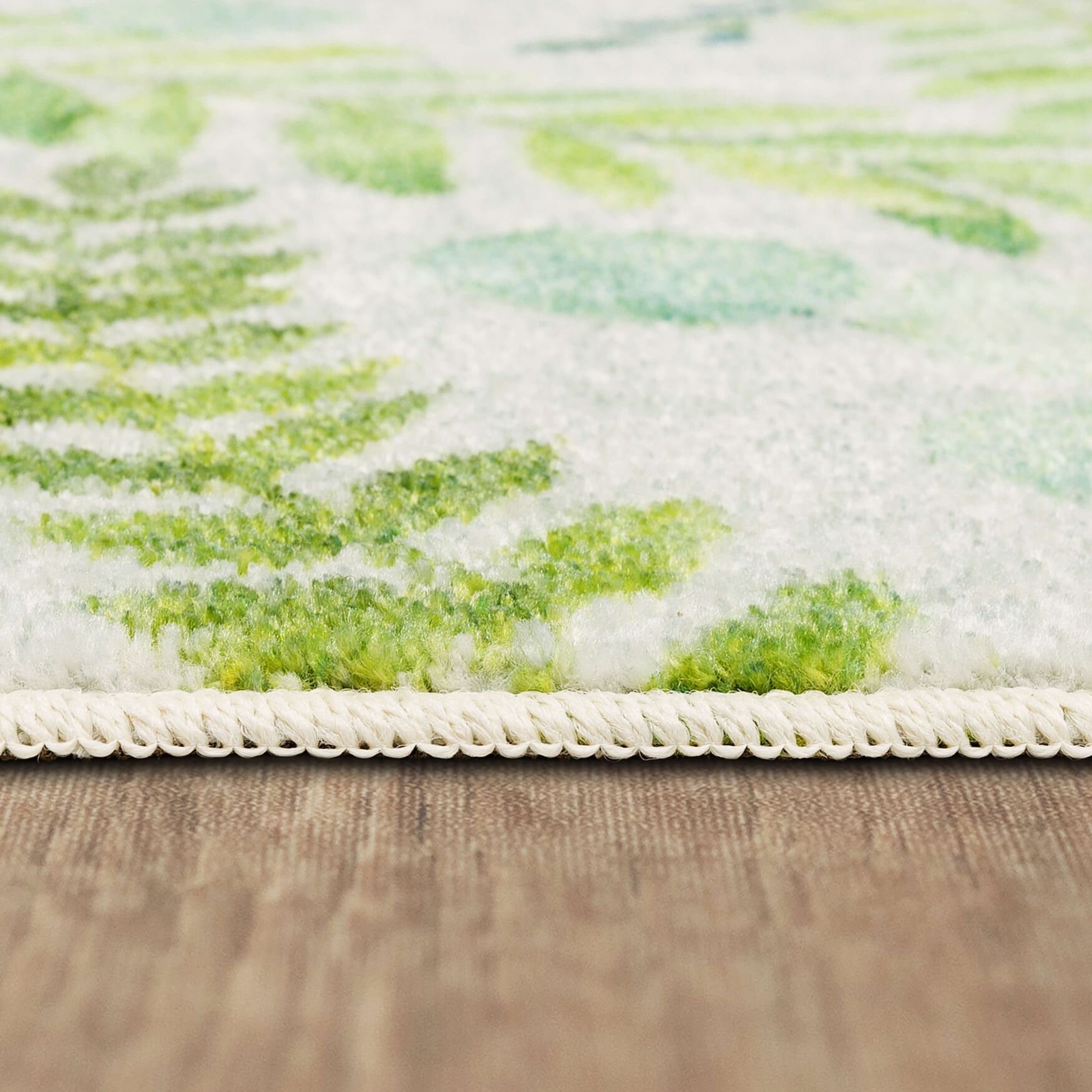 Leaf Fronds Kitchen Rug, , alternate image number 4