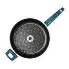 4 Quart Non Stick Aluminum Saute Pan With Lid, , on-hover image number null