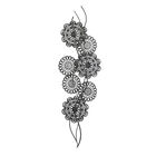 Multi Colored Metal Eclectic Floral Wall Decor, , alternate image number null
