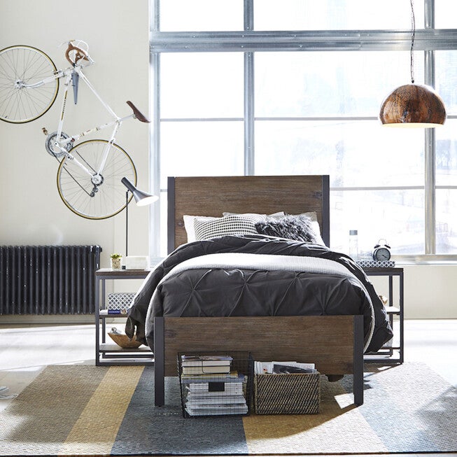 Barnside Metro Twin Bed, GREY, hi-res image number 0