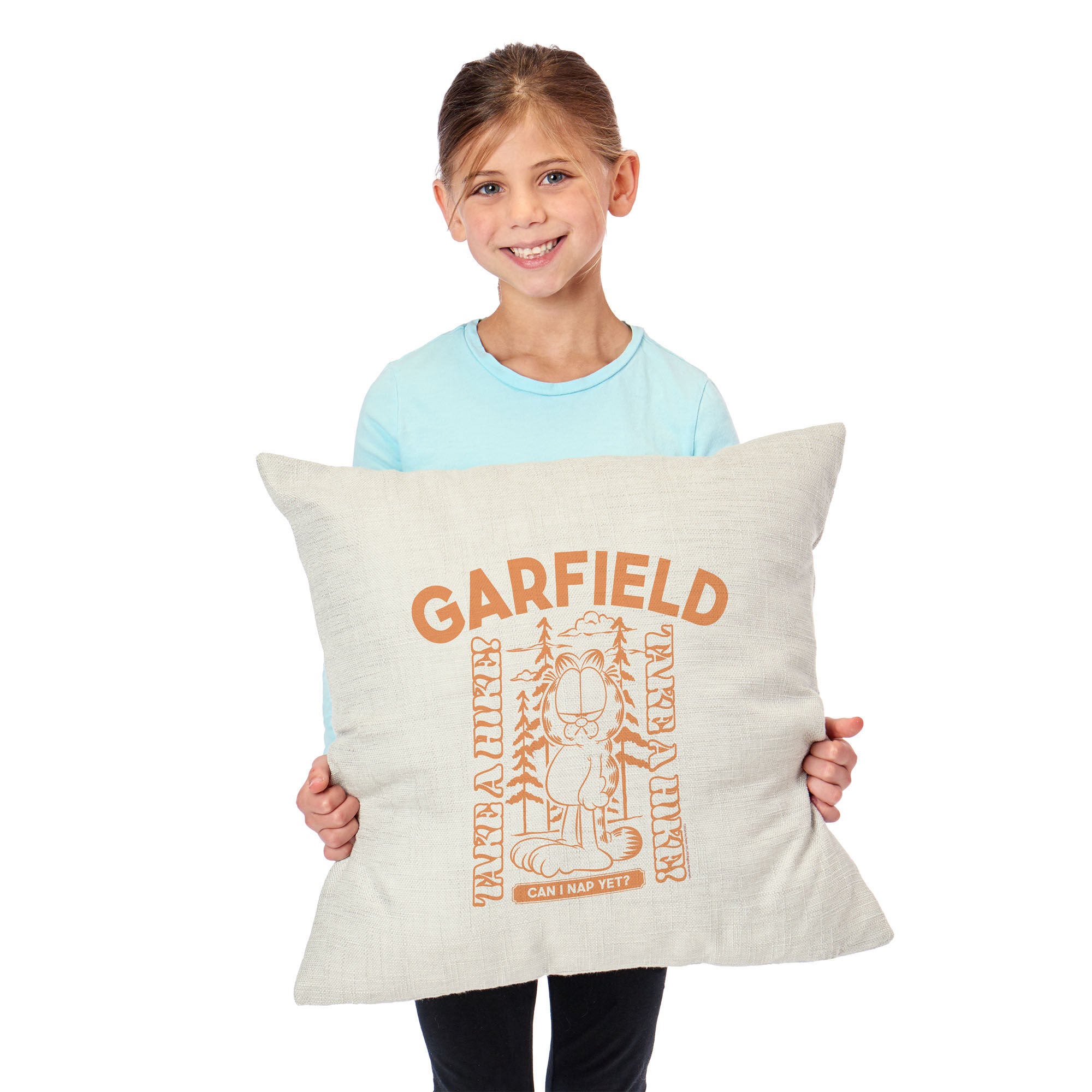 Nickelodeon Garfield Can I Nap Yet Throw Pillow 18X18 Inches, GARFIELD, alternate image number 2