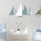 Metal Sailboats Wall Decor, , alternate image number null