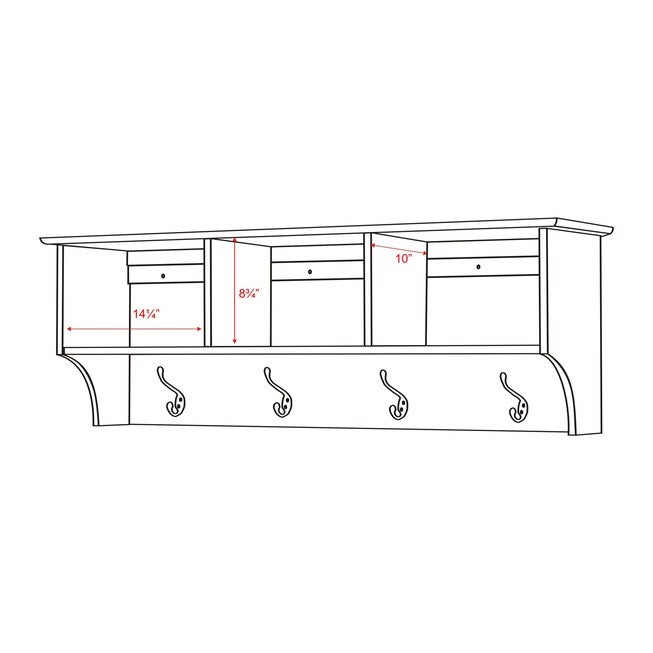 Entryway Cubbie Shelf, , alternate image number null