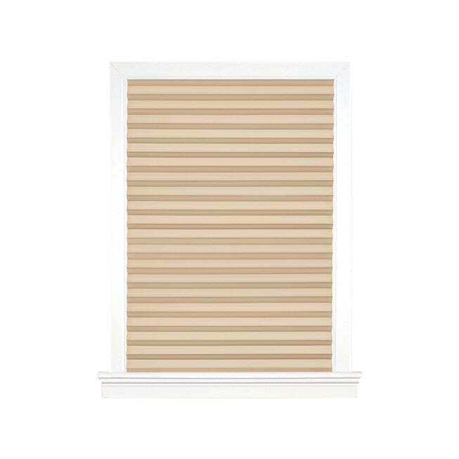 Cordless 1 2 3 Vinyl Room Darkening Pleated Window Shade, , alternate image number 2