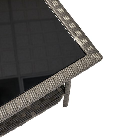 Jareth Wicker Patio Set in Gray, , alternate image number null